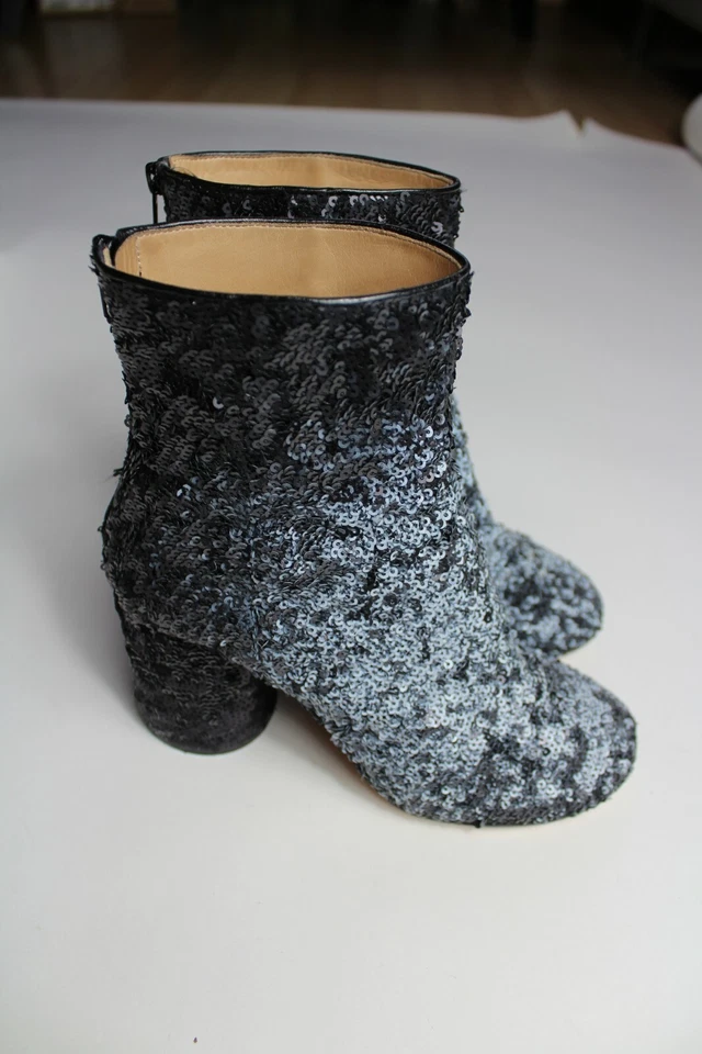 Botines Maison Margiela Lentejuelas Punta Redonda Talla 36 Foto 4 de 4