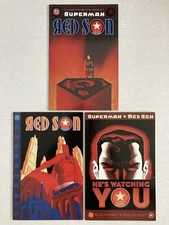 SUPERMAN RED SON #1-3 SET 2003 DC ELSEWORLDS MILLAR NM SHARP HIGH GRADE MOVIE 🔥