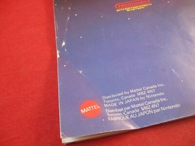 Consola Nintendo NES Control Deck System Manual de instrucciones Folleto CANAD&Aacute; Grande