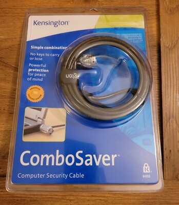 Kensington ComboSaver 64050 Laptop Notebook Computer Lock & Cable Brand New 