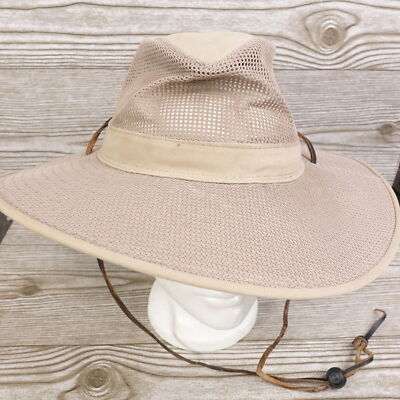 Wide Brim Duluth Sun Hat DULUTH TRADING CO TAN MESH