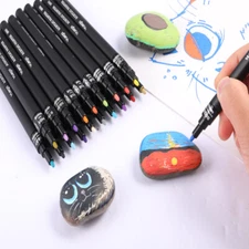 22/44 PCS Permanent Art Paint Sketch Drawing Marker Alcohol Waterproof Tipped US