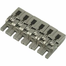Floyd Rose FR1BSSBN 1000 Series Bridge Saddles, Set of 6, Black Nickel