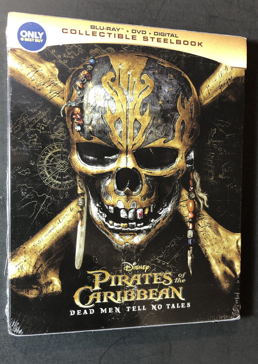 Pirates of the Caribbean Dead Men Tell No Tales [ STEELBOOK ] (Blu