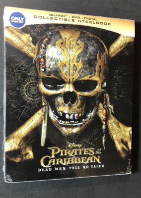 Pirates of the Caribbean Dead Men Tell No Tales [ STEELBOOK ] (Blu
