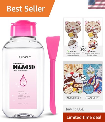 Diamond Painting Sealer & Adhesive - 125 ML for Perfect Crafts & Puzzles