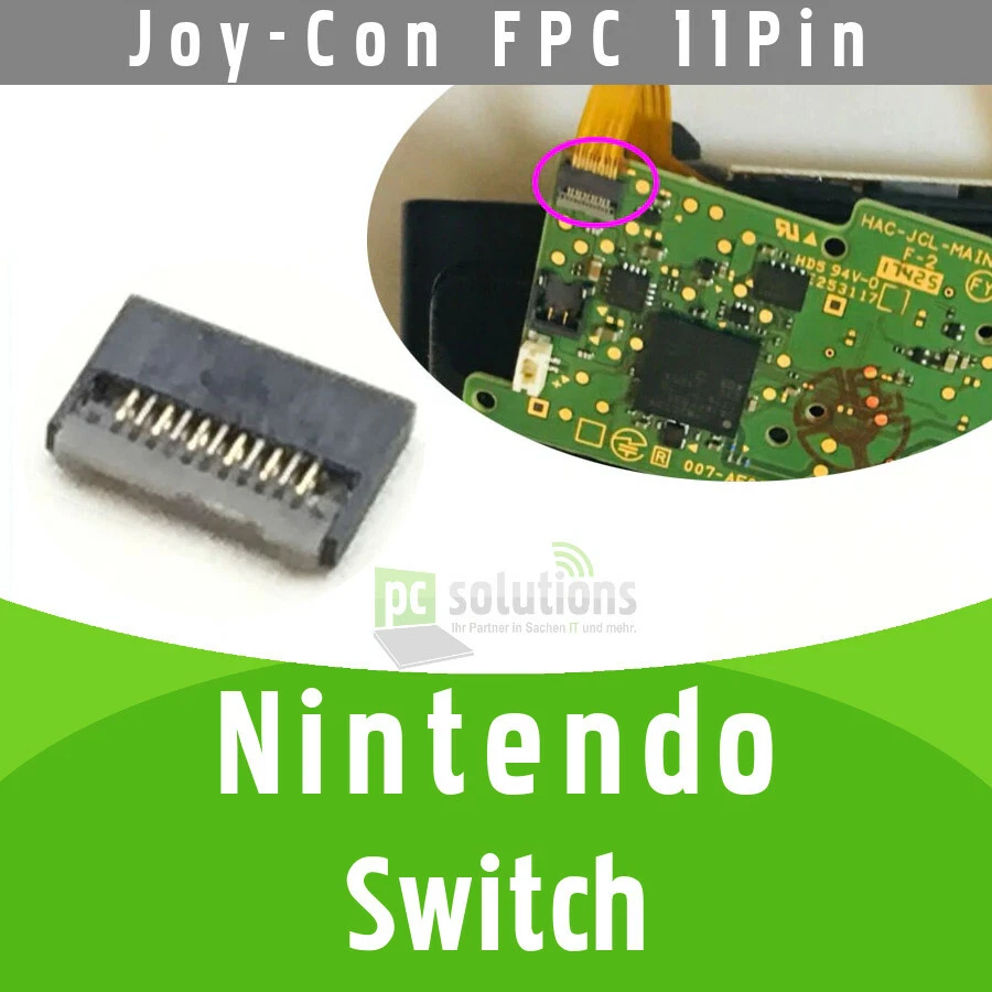 ✅ Nintendo Switch Joy-Con FPC 11Pin Connector Clip für Slider Flex Kabel