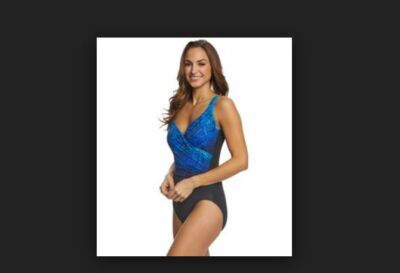 Maillot De Bain Une Pièce Miraclesuit Mediterra - Vert Sarcelle, Taille 8, Jamais Porté