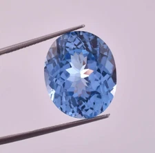 9x11 MM Natural Flawless Namibia Jeremejevite Oval Cut Loose Gemstone Certified