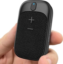 Wearable Bluetooth Speaker Clip-On, Waterproof, 18H Playtime, Mic, Outdoor Use