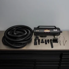 MetroVac Air Force Master Blaster Revolution Car Dryer - 30 ft Hose MB-3CDSWB-30