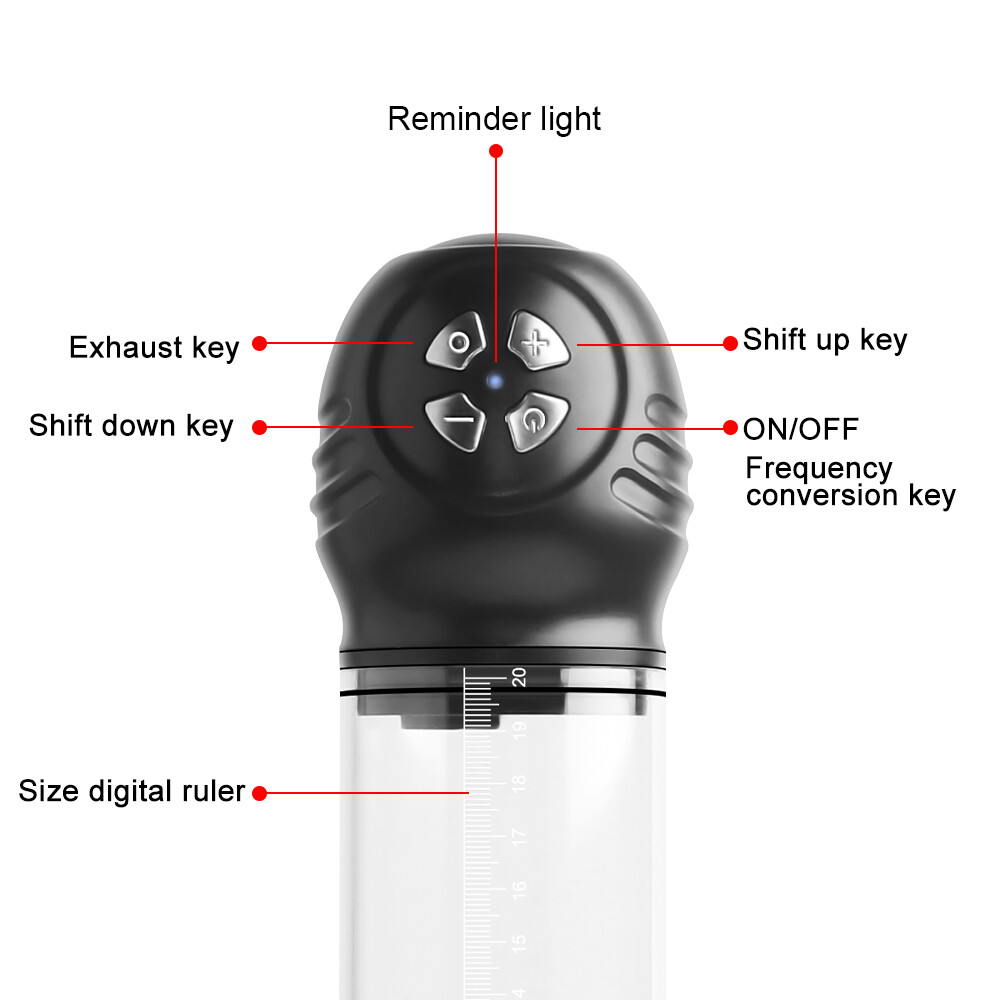 Vacuum Penis Pump for Male ED Erectile Enhancement Enlarger Exercise