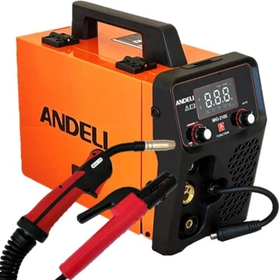 ANDELI MIG Welder 210amp Inverter Gas Gasless DC Lift-TIG Stick Welding Machine