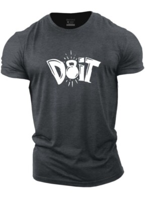 DoIt Workout Fitness Gym Saying Mens Tee. NEW.  Size Medium