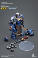  1/18 JOYTOY x Warhammer 40k Ultramarines Lieutenant with Power Fist  5" FIGURE