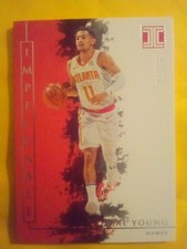 2019-20 Panini Impeccable Basketball Trae Young #25 Base Set SILVER MINT #31/75