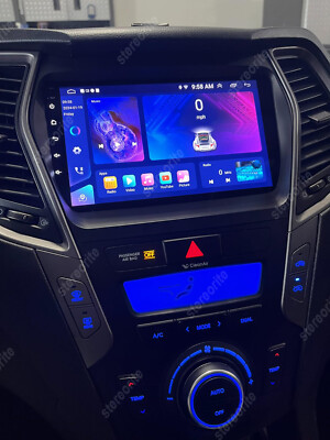 2+32G Carplay Car Radio GPS Stereo Navi For Hyundai Santa Fe Sport Ix45 13-18