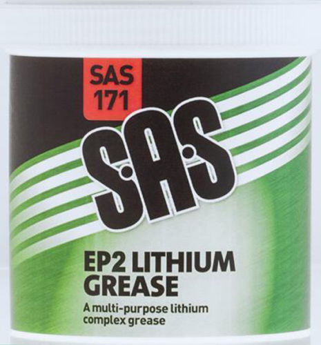 2 x SAS EP2 Lithium Grease 500g Tubs Multi Purpose Lubricant Lube SAS171x2