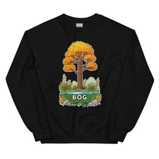 Bog Geographical Landscape Location Scenery Crewneck Sweatshirt
