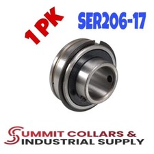 SER206-17 NEW 1-1/16" Insert Bearing with Snap Ring ER206-17 , ER-17 ER17