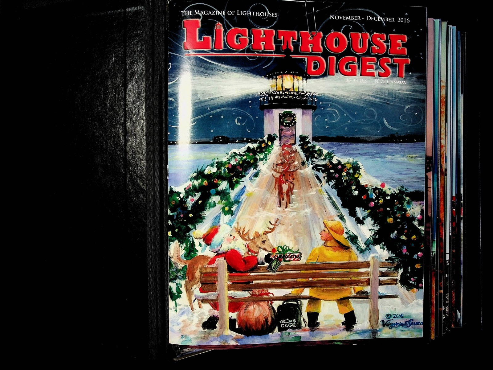 Lighthouse Digest Magazine Binder with 15 Issues, See Description