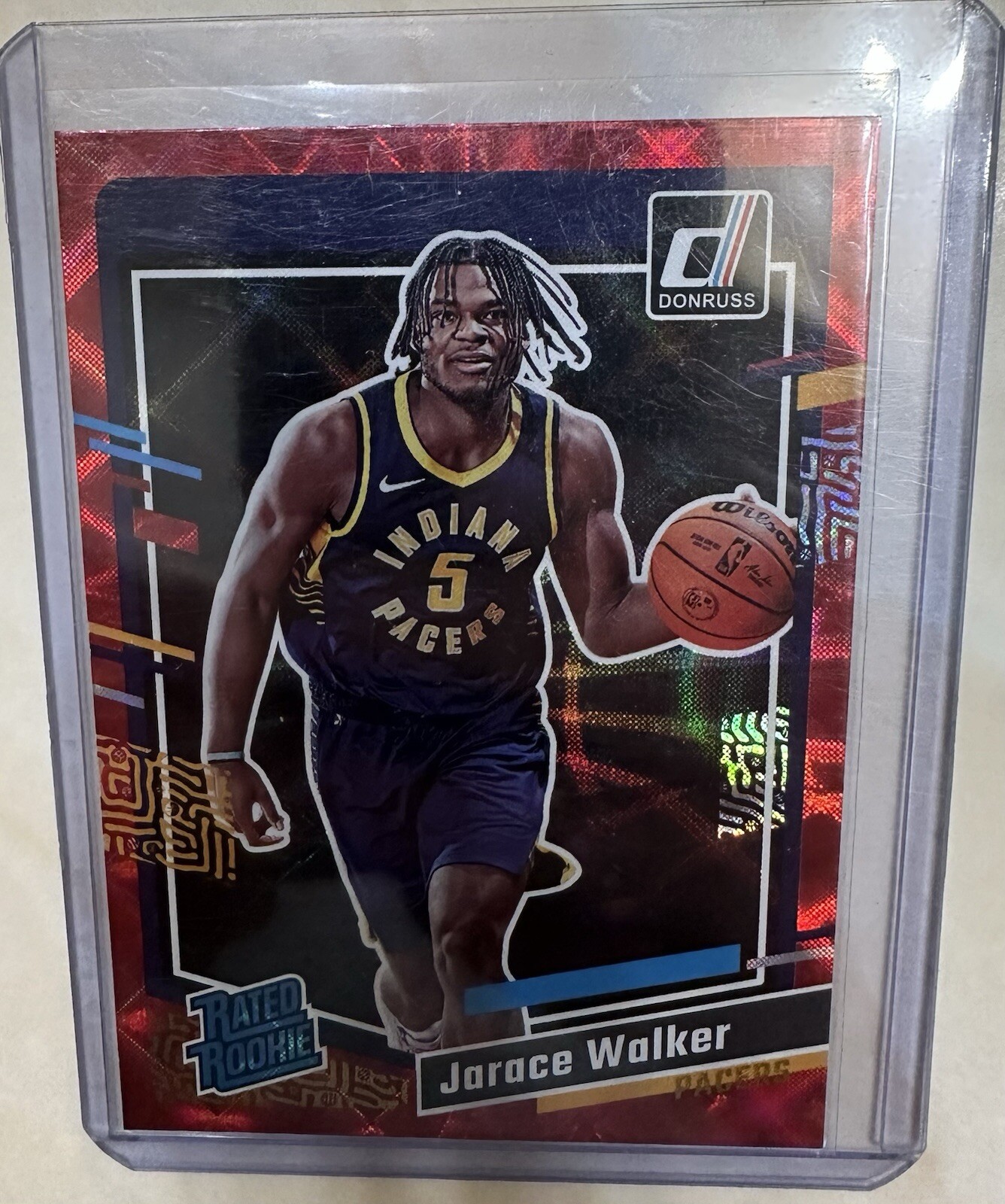 2023-24 Panini Donruss International Rated Rookies Red Jarace Walker RC #207