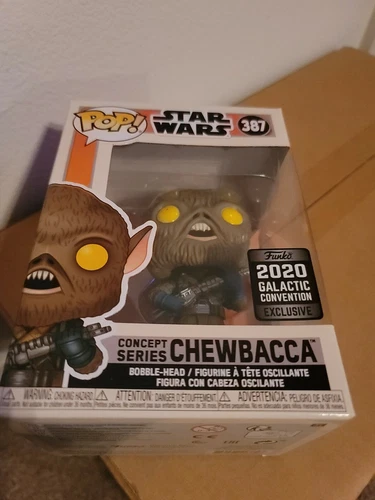 Chewbacca #387 Concept Series Funko Pop! Star Wars Celebration 2020 Galactic Con