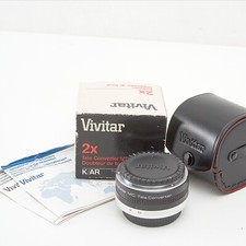VIVITAR MC 2X - 7 TELE KONWERTER DO KONICA Nasadki obiektywu, etui, pudełko i instrukcja #70