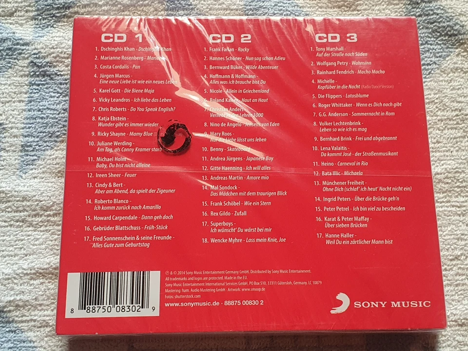Die schlager Edition  3 CD´s über 50 Hits & R.(Heino,Roland Kaiser,Rocky..NEU - Bild 2 von 2