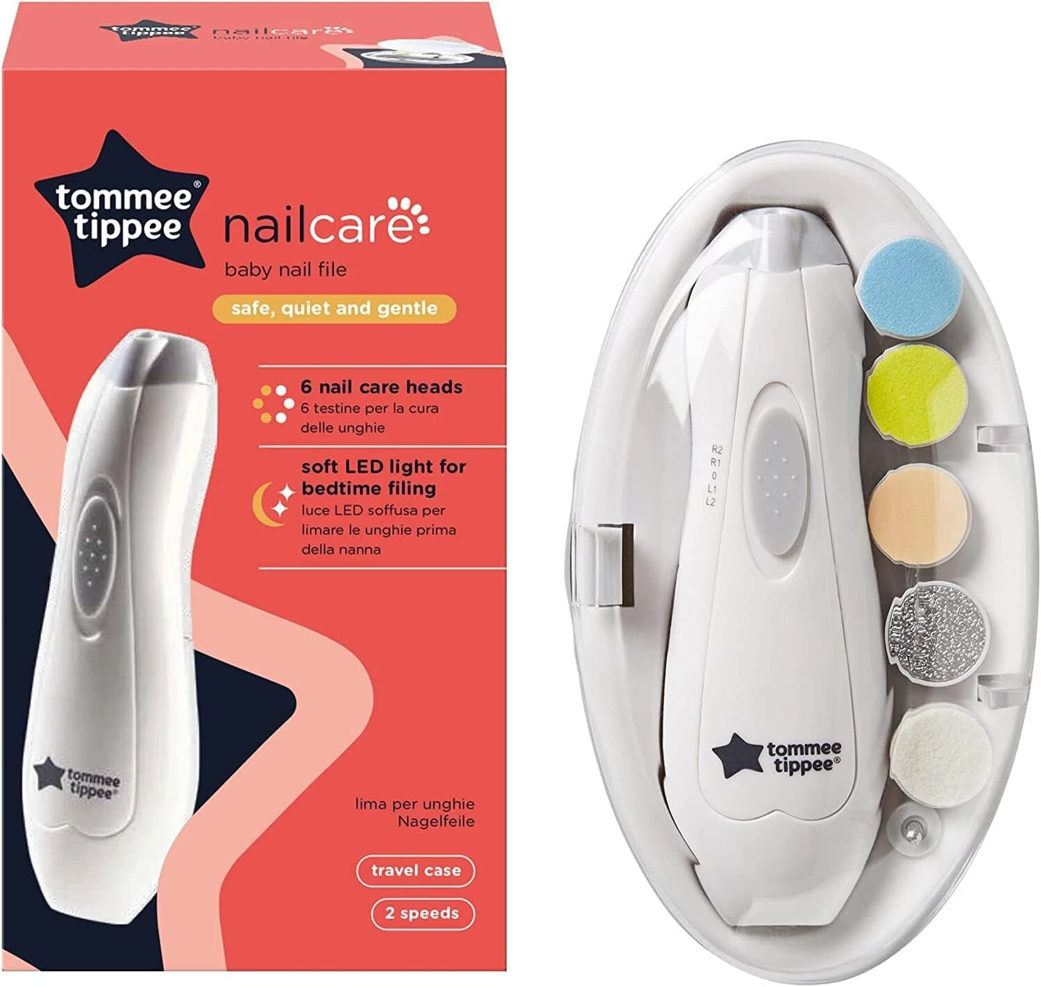 Tommee Tippee Electric Baby Nail File Trimmer Battery Powered Infant Clipper UK
Opens in a new windo