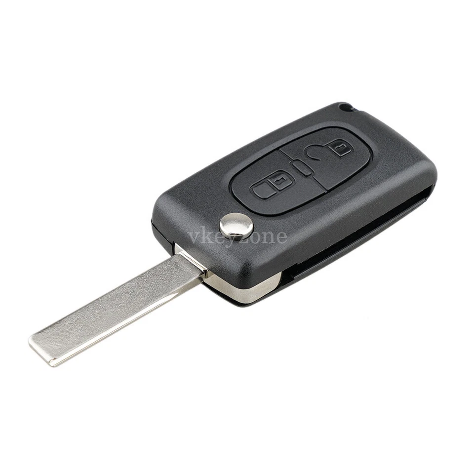 Remote Key Fob Case CE0523 2 Button For Peugeot 207 307 308 3008 5008 807 Expert - Image 2 of 4