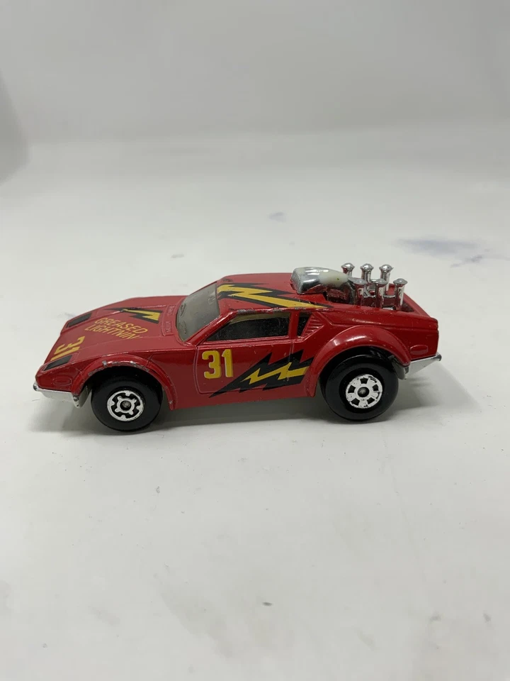 Matchbox Superfast No. Tampo 8 De Tomaso Pantera “Greased Lightning 31” Foto 2 de 4