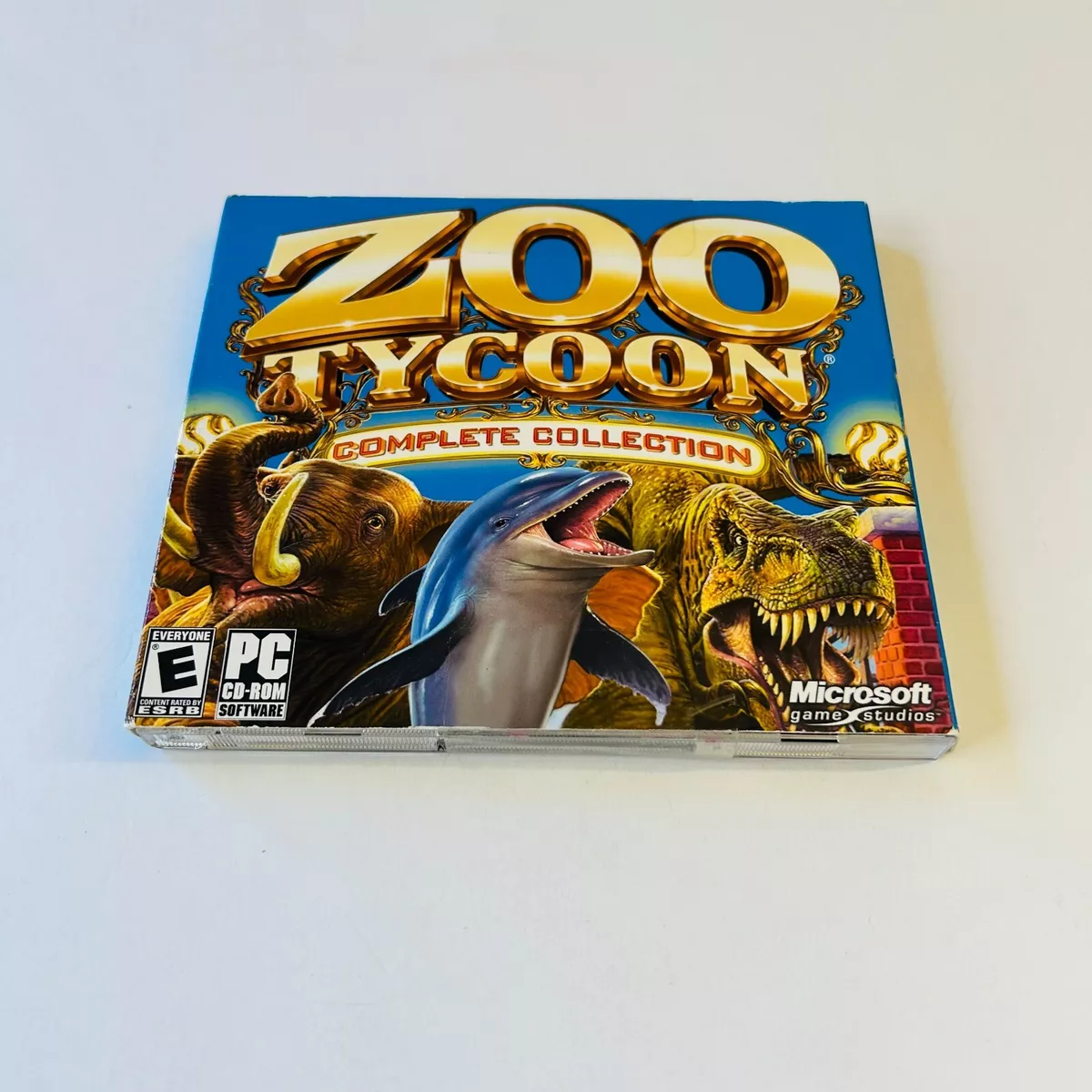 Zoo Tycoon Complete Collection PC CD ROM Microsoft Complete 2 Discs Marine  Dino