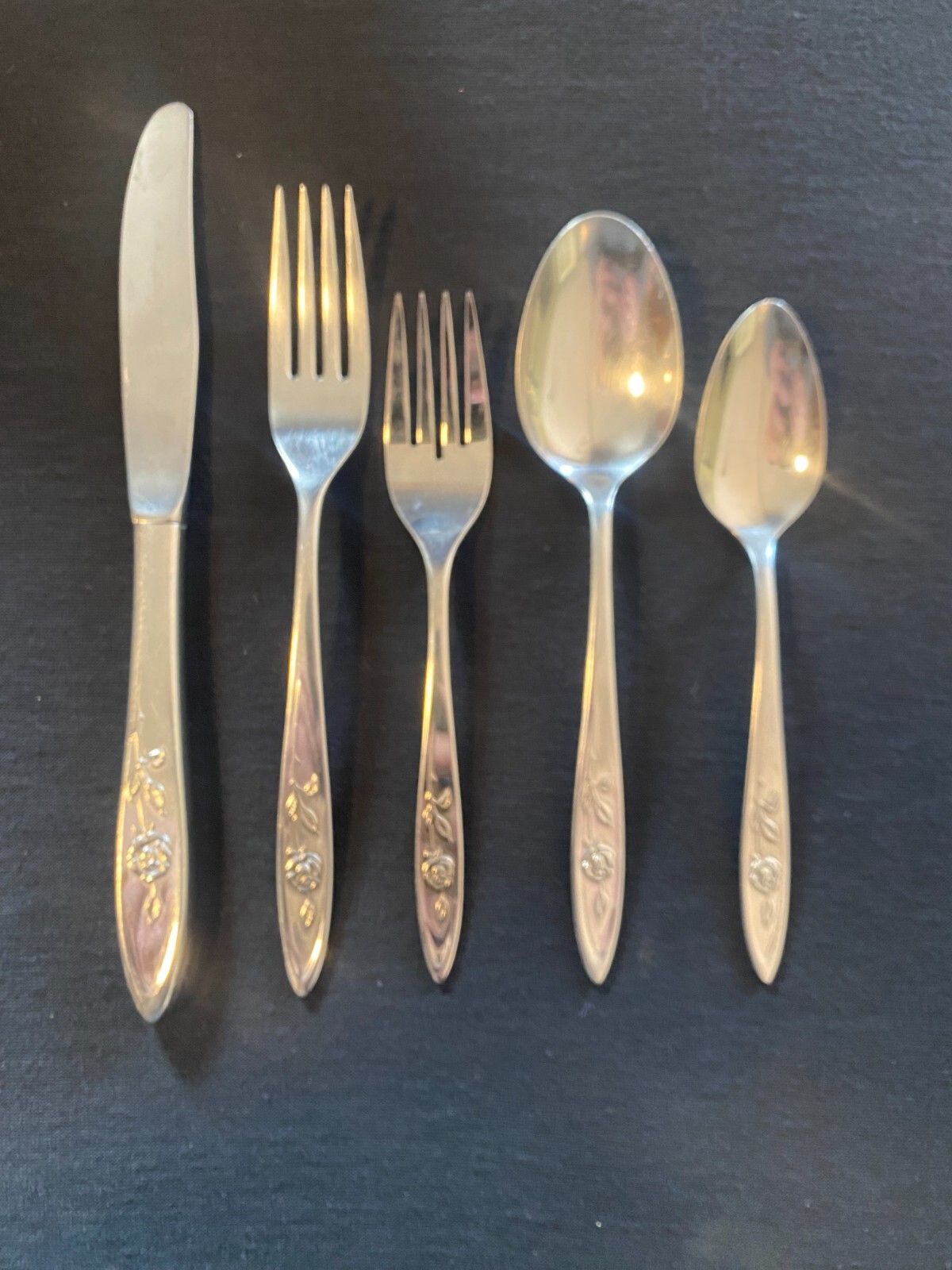 Oneida Community Stainless Flatware MY ROSE Donnalia Fruit