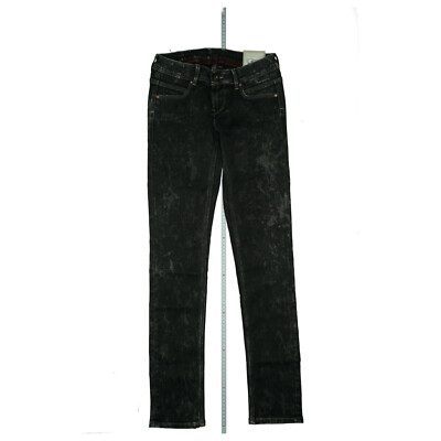 Pepe Jeans Ariel Damen Stretch Slim fit Low W. Hose Gr 34 W26 L32 acid grau NEU