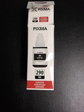 GI-290 BK Pigment Black Ink Bottle GI-290bk GI290bk OPEN BOX Genuine
