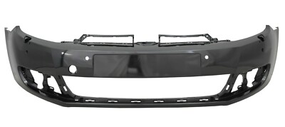 VW Golf 6 VI 08-13 Frontstoßstange lackiert PDC SRA LC9X Deep Schwarz LAGERWARE