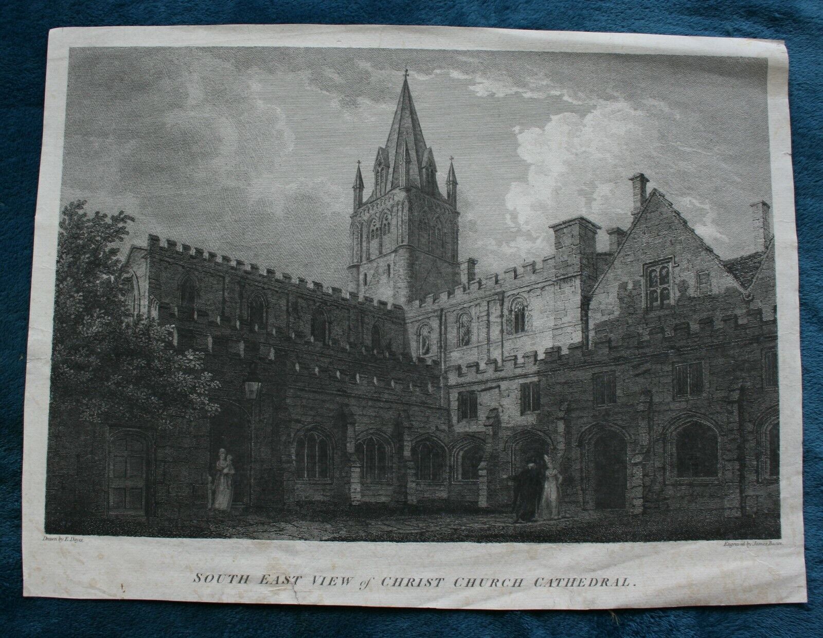 Oxford South East View of Christ Chruch Cathedral 数々のアワードを受賞 Skelton by 登場大人気アイテム pub