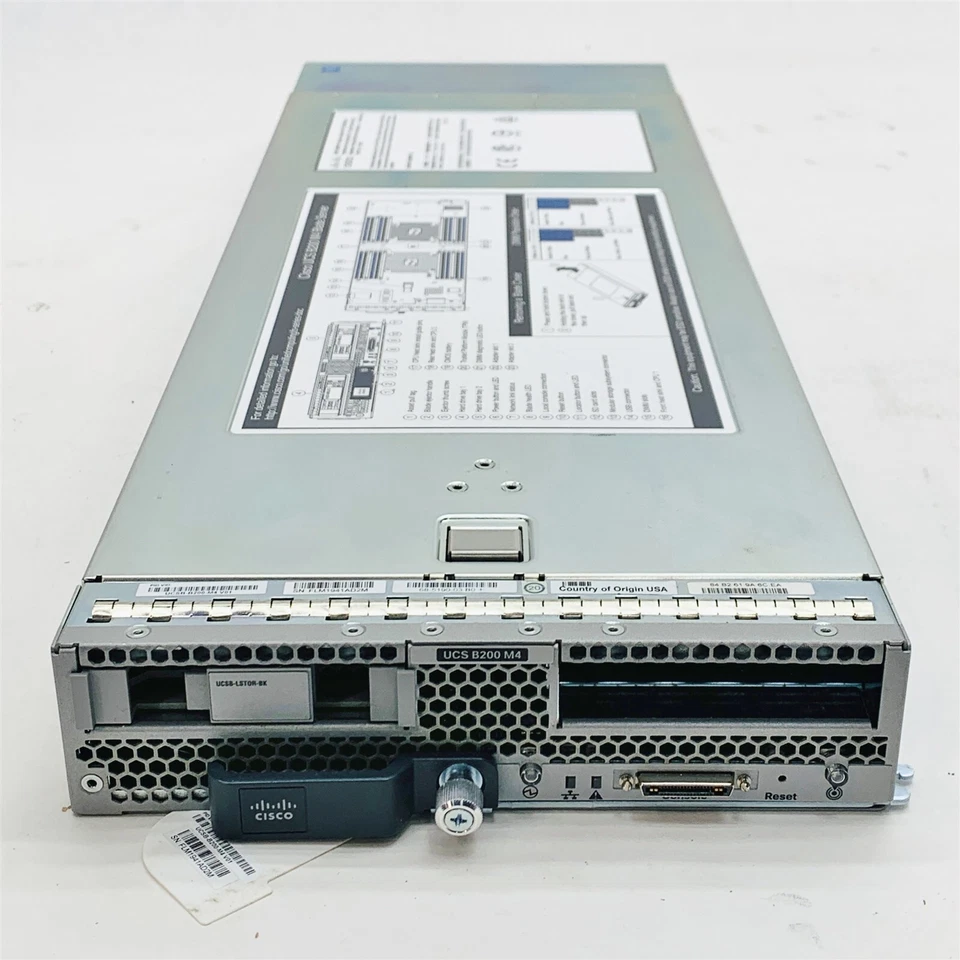Cisco UCS B200 M4 Blade Server 2*E5-2670v3 2.3GHz (No RAM/SSD) UCSB-B200-M4 - Image 3 of 4
