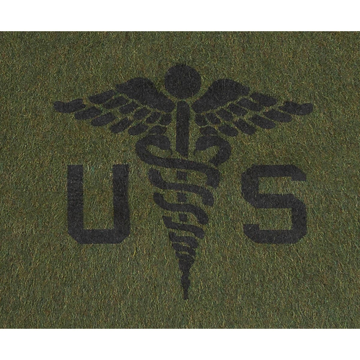 US Army US Medical Wool Blanket - OD Green - 225x155cm - Wool