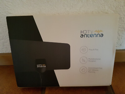HDTV Antenna 30 Miles Range 1080 HD TV Output Antenne VHF/UHF/FM NEU