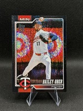 Bailey Ober 2026 Topps Series 1 Black Sand Glitter /10 #31 Minnesota Twins