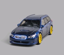 Subaru Legacy Gt Wagon Diorama Collectible Diecast Model Car 164 Blue Loose