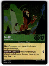 Scar - Vengeful Lion Cold Foil Rare Shimmering Skies 93/204 NM