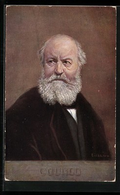 Artist postcard Charles Gounod as an elderly gentleman with grey full beard 