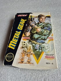 Metal Gear Nintendo NES-ME-USA cartuccia in scatola