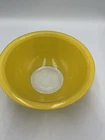 Vintage Pyrex Yellow 323 Mixing Nesting Bowl 1.5 Liter Clear Glass Bottom