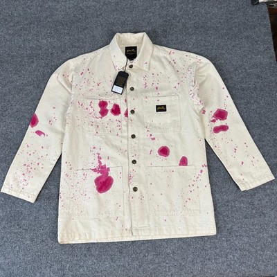 Stan Ray Shop Jacket Purple Paint Size Large NWT
