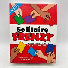 Solitaire Frenzy Card Game COMPLETE Jax 2002 Family Fast Sequence