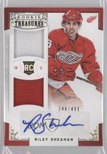2012-13 Panini Rookie Anthology Treasures 346/499 Riley Sheahan #121 Auto 2l5